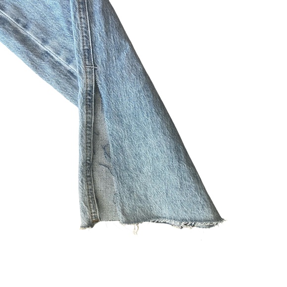 Zara Slim Flare Split Leg Denim Jeans - Picture 3 of 9